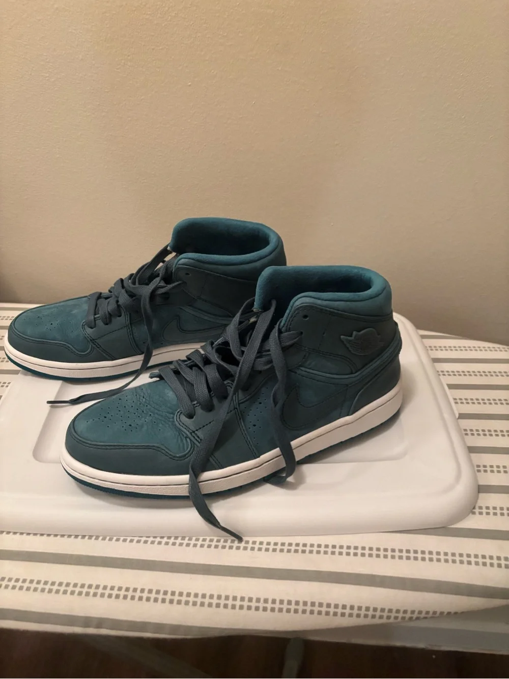 Special Edition Air Jordan 1 Mid “Anti Gravity Machines” sneakers featuring a pr